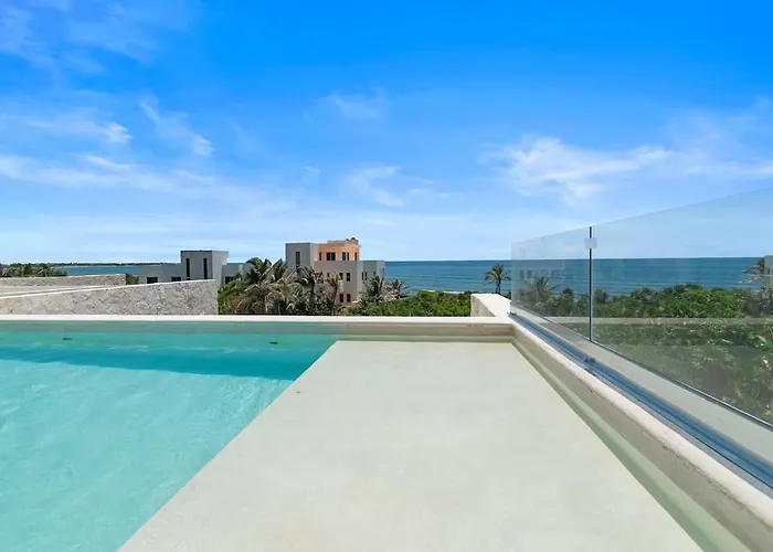Cielo Seven Ocean View Pools Access Akumal